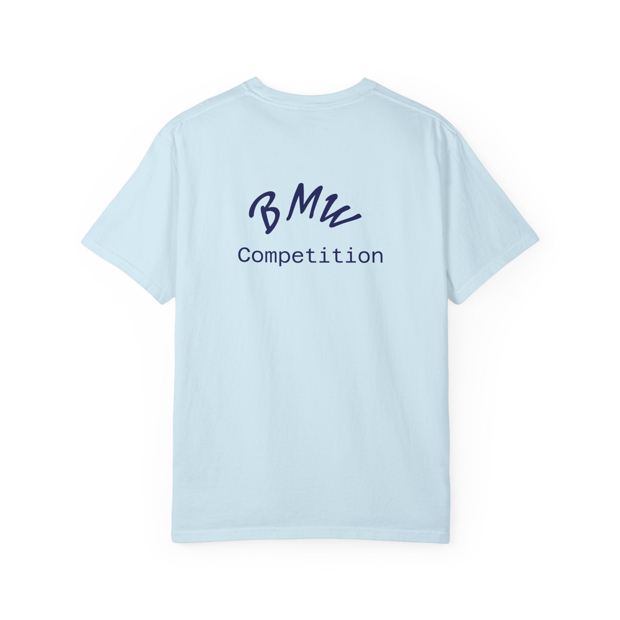 M5 Blue Car Powered Performance T-shirt | BMW Competition Graphic