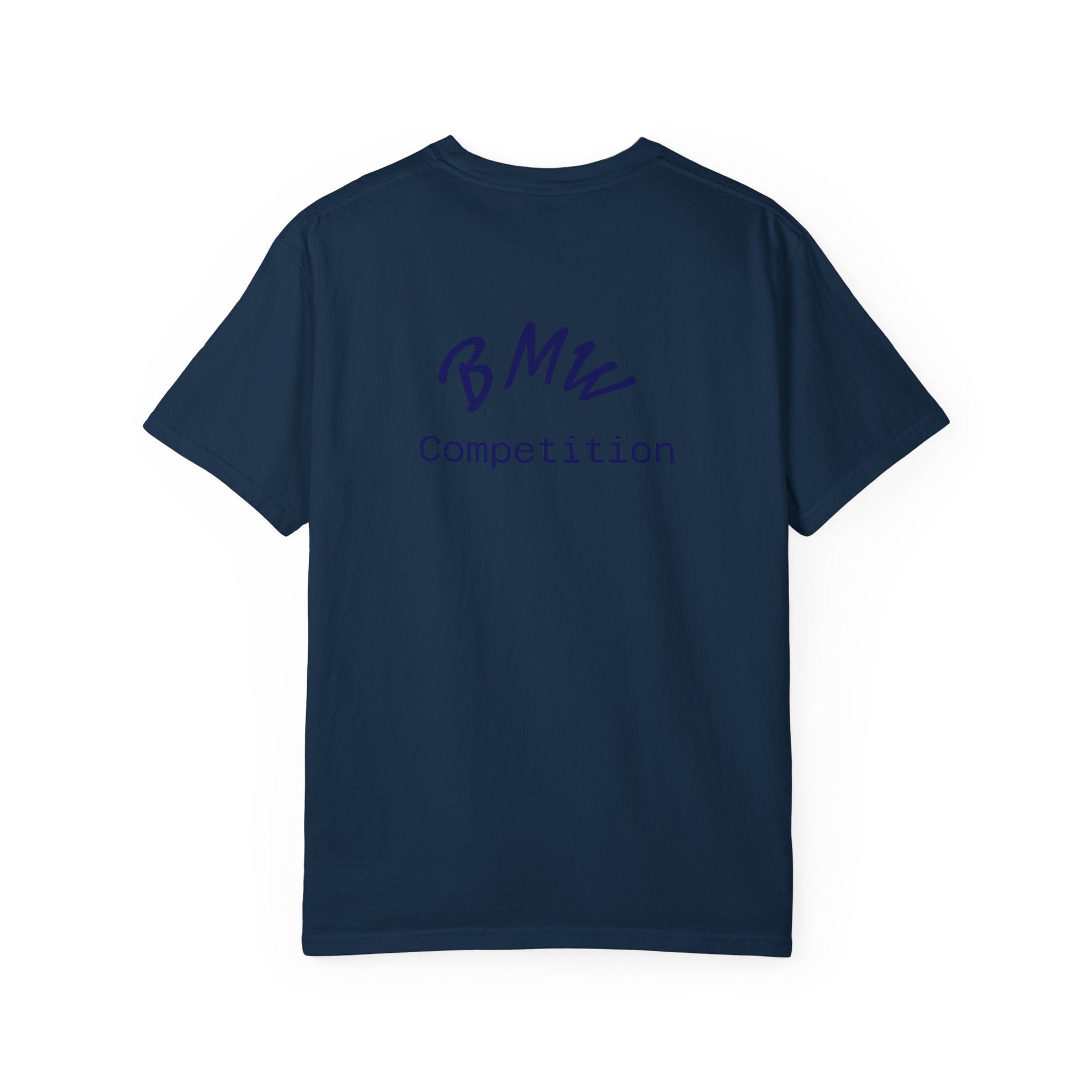 M5 Blue Car Powered Performance T-shirt | BMW Competition Graphic