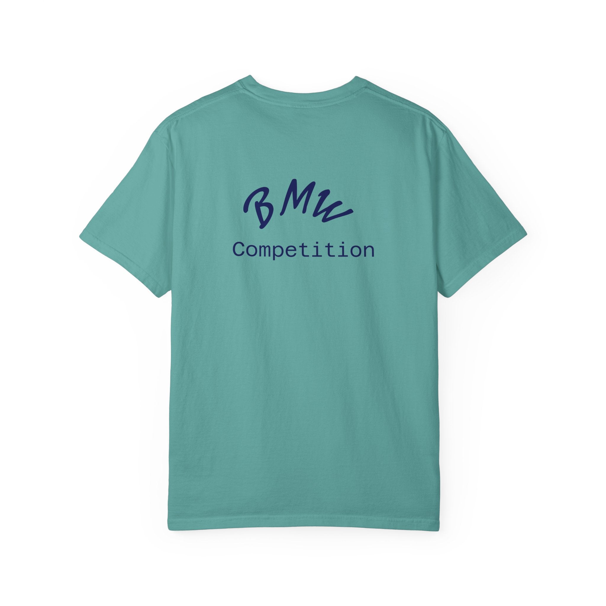 M5 Blue Car Powered Performance T-shirt | BMW Competition Graphic